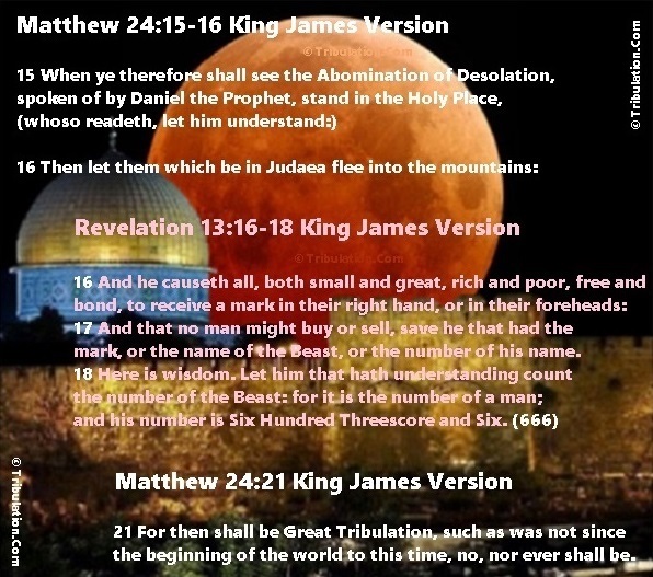 Events during the Tribulation / Great Tribulation