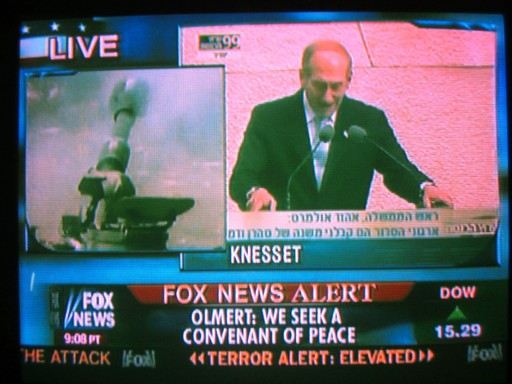 Fox News reports Israeli Prime Minister Olmert seeks "Covenant of Peace" July 17, 2006