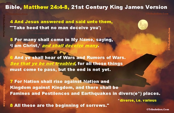 Great Tribulation events - Matthew 24