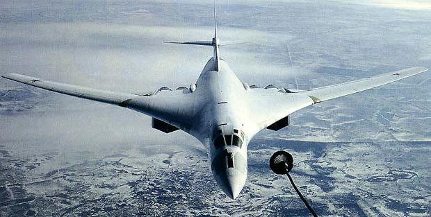 Russian Tupelov Tu-160 Mach 2+ Strategic Nuclear Bomber
